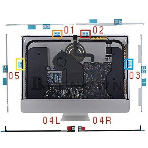 21.5″ Apple iMac A1418 LCD Screen Adhesive Strip Sticker Tape 946-4469, 946-4471
