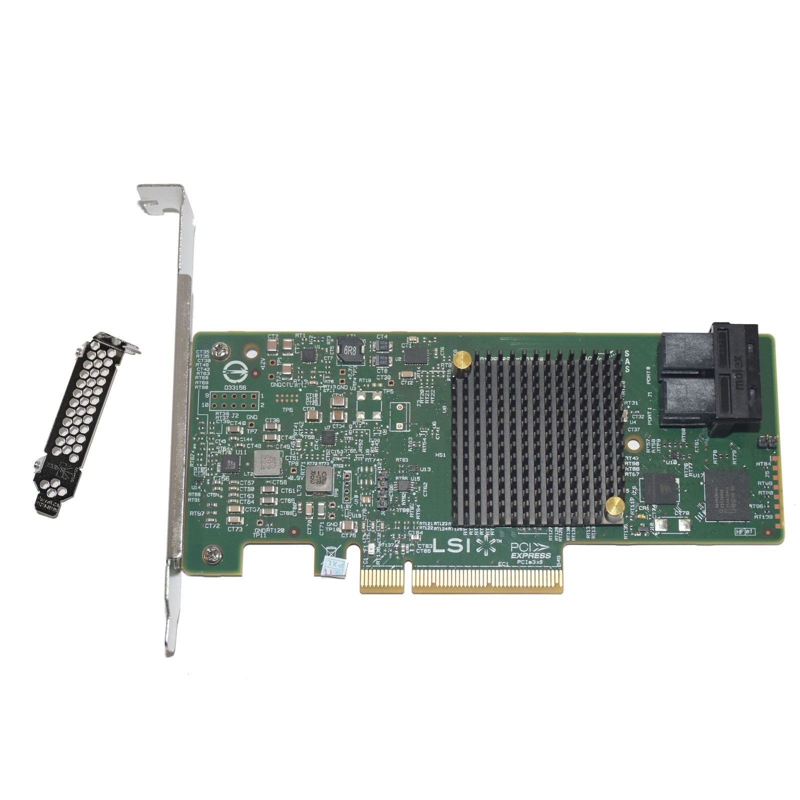 LSI Broadcom SAS 9300-8i 12Gb/s 8-Port HBA IT Mode PCIe 3.0 x8 Low Profile