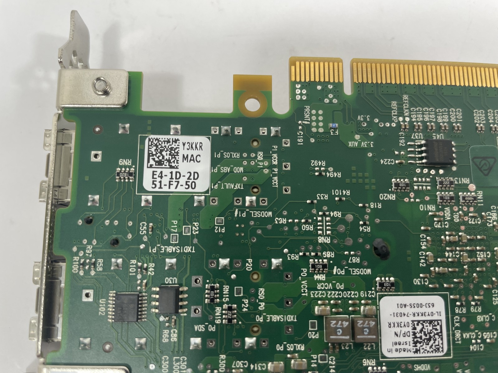 Dell Mellanox CX322A Connectx-3 2-Port 10Gbps PCI-E Network Adapter 0Y3KKR