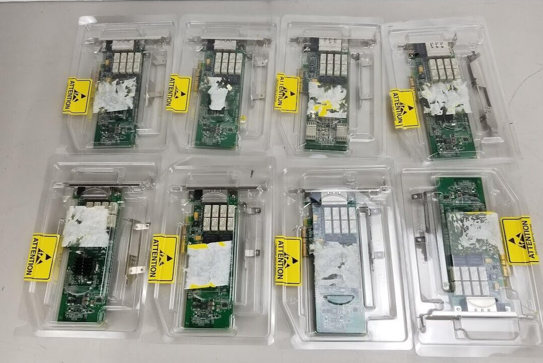 LOT OF 8 Silicom PEG2BPI-ROHS 2 Port Gigabit Ethernet Bypass Card
