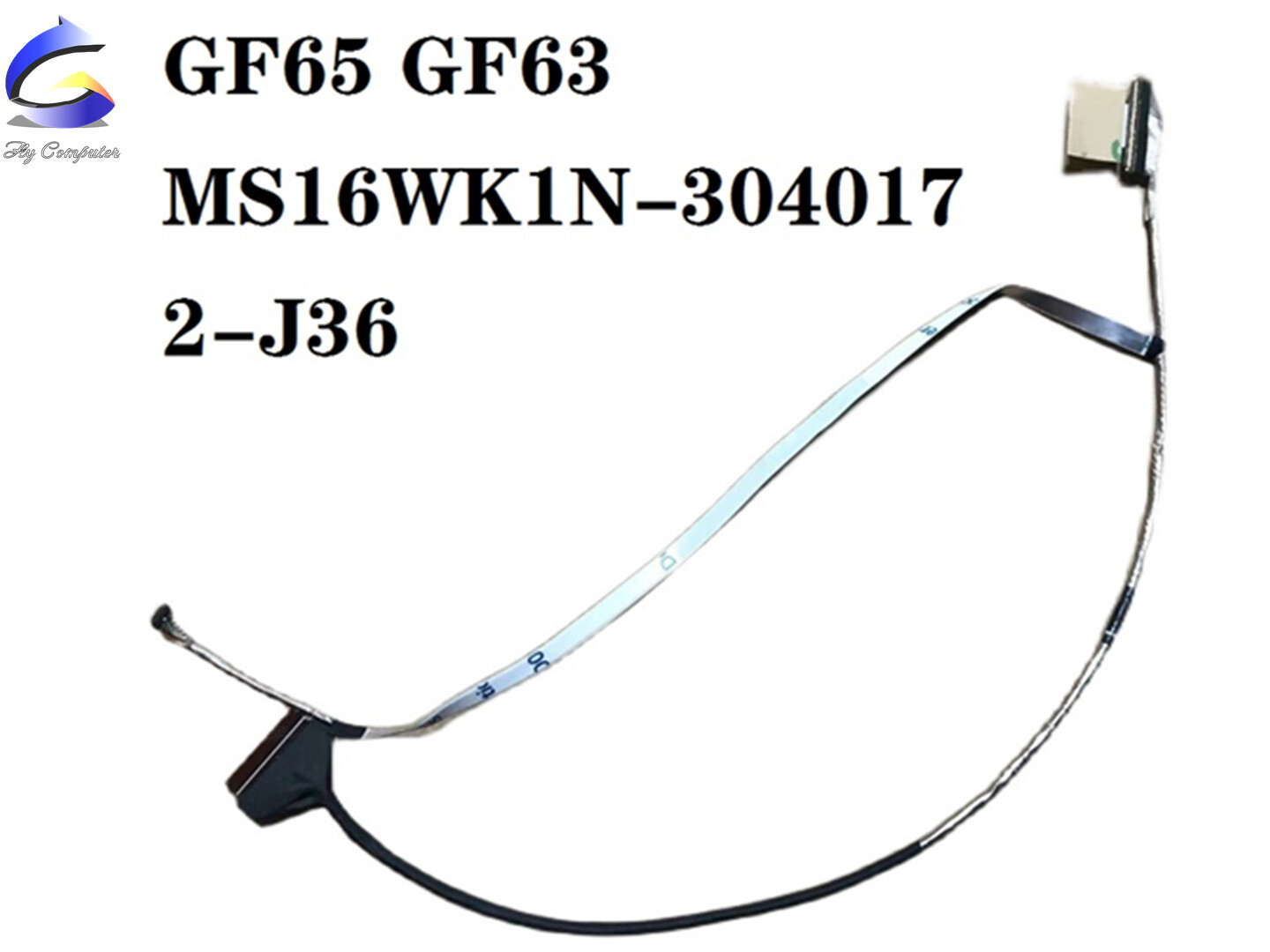 4K LCD EDP Screen Cable For MSI GF65 GF63 MS16W1 MS-16R4 144Hz K1N-3040172-J36