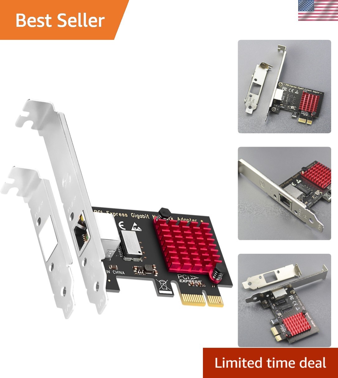 LE8111H PCIe Gigabit Network Card for Desktop PCs and Servers – Fast & Reliable