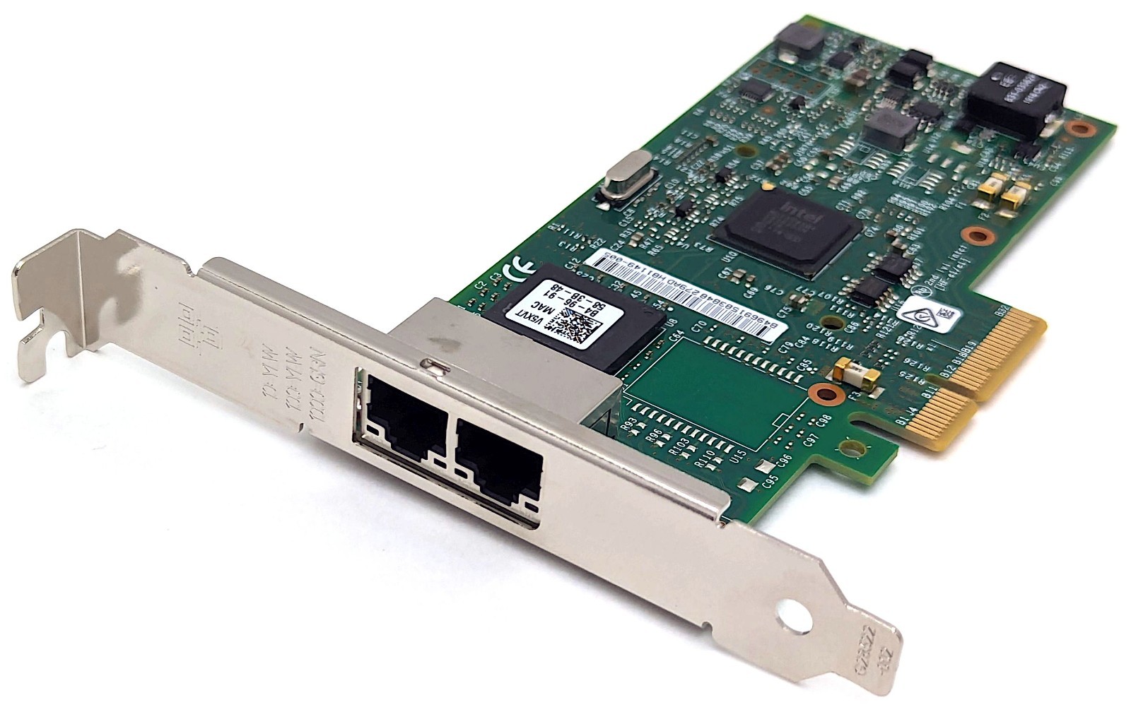 Dell Intel I350-T2 Dual Port Gigabit PCIe Network Card NIC 0V5XVT – Full Height
