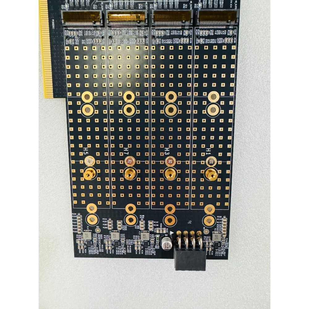 PEX8749 8Ports M.2 NVMe SSD PCI-E X16 PLX8749 Adapter M.2 IT Mode ZFS TrueNAS US