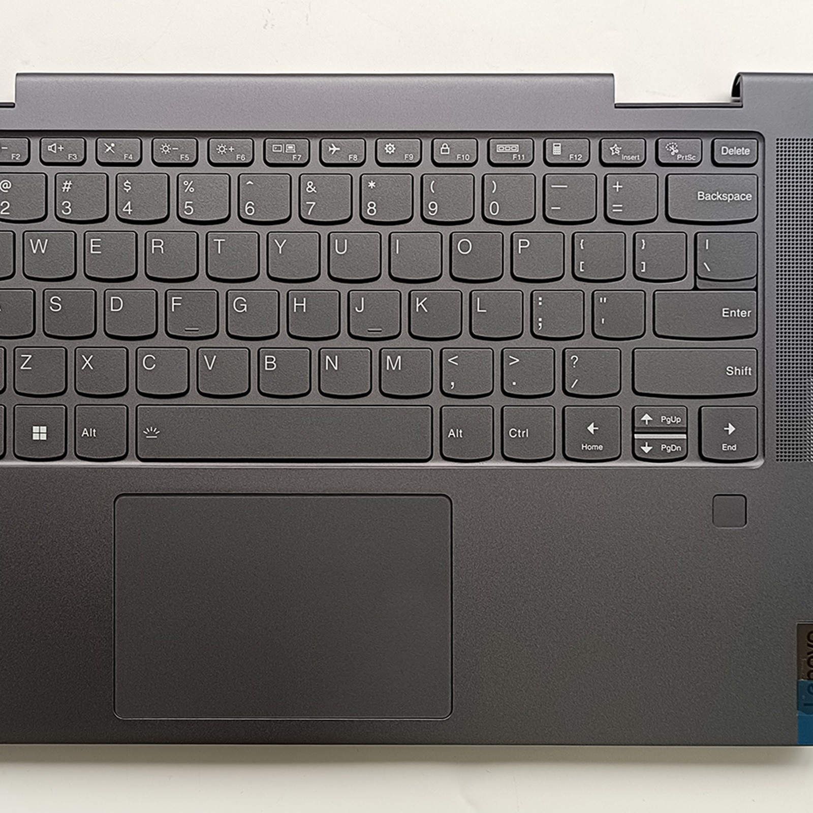 For Lenovo Yoga 7-14ITL5 82BH Palmrest Backlit Keyboard Touchpad 5CB1A16224 Gray