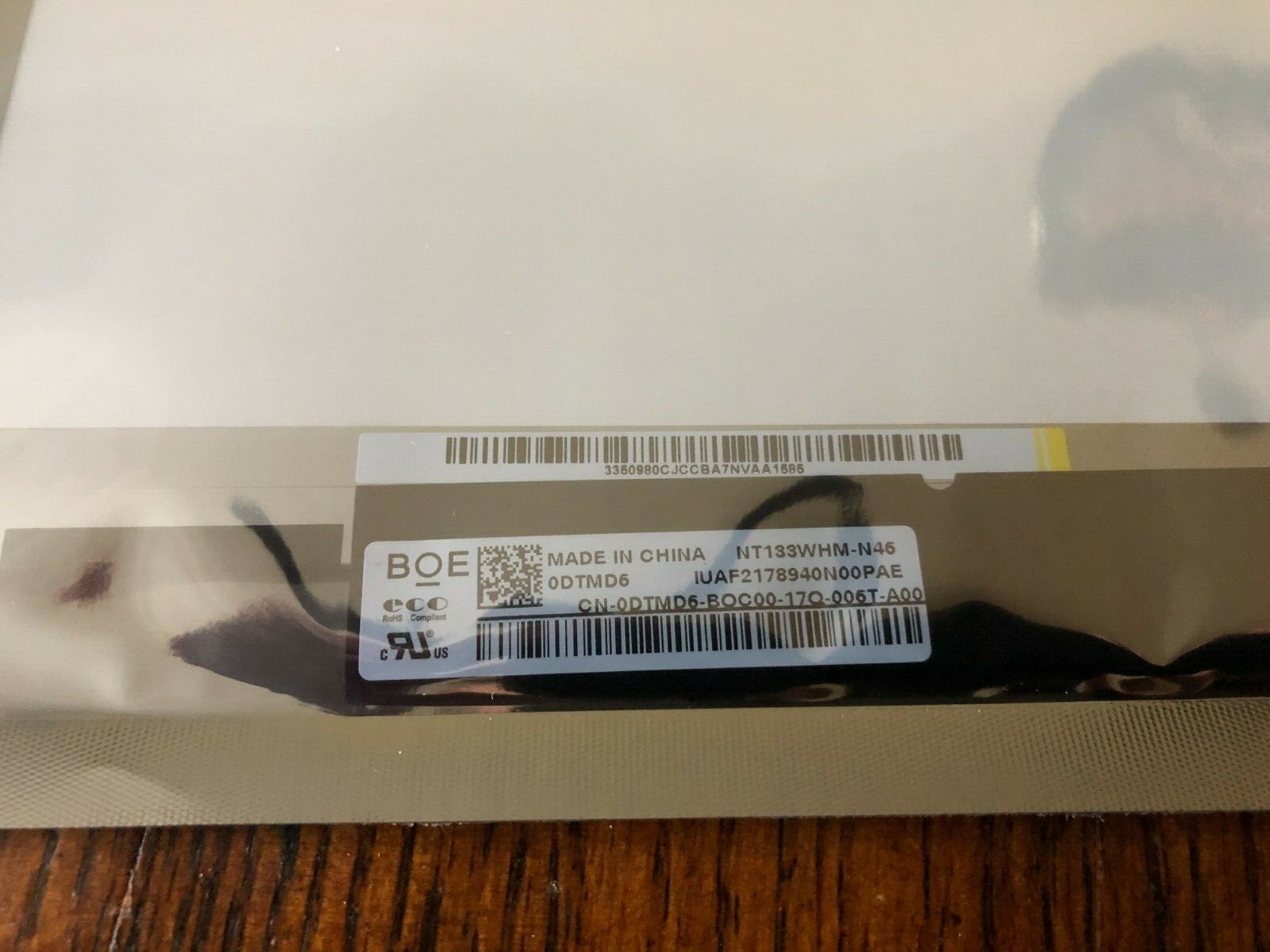 Dell Latitude 3300/3310 LCD Replacement Screen HD 13.3″; #0DTMD6; New