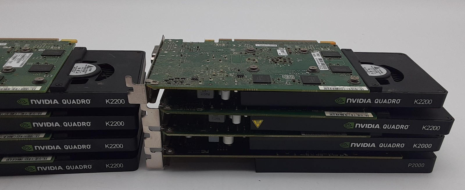 *LOT OF 8* NVIDIA Quadro GDDR5 GPUs | Mixed Models | Tested | See Description