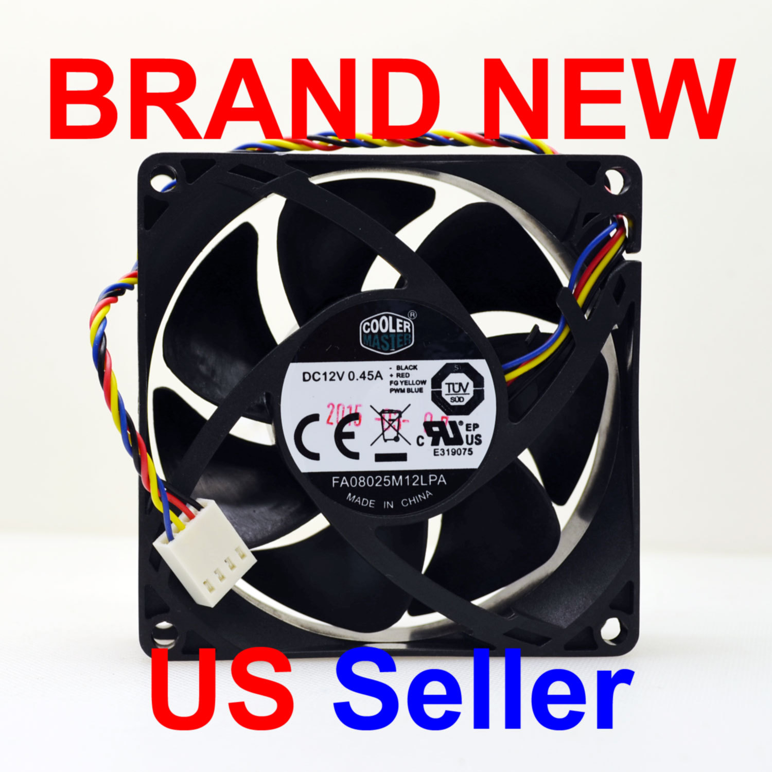 Cooler Master FA08025M12LPA DC12V 0.45A Heatsink’s Fan (Brand New)