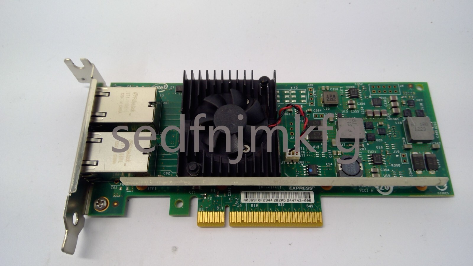 INTEL DELL X540-T2 CONVERGED Dual Port 10Gb Ethernet Network 03DFV8 0K7H46 Low