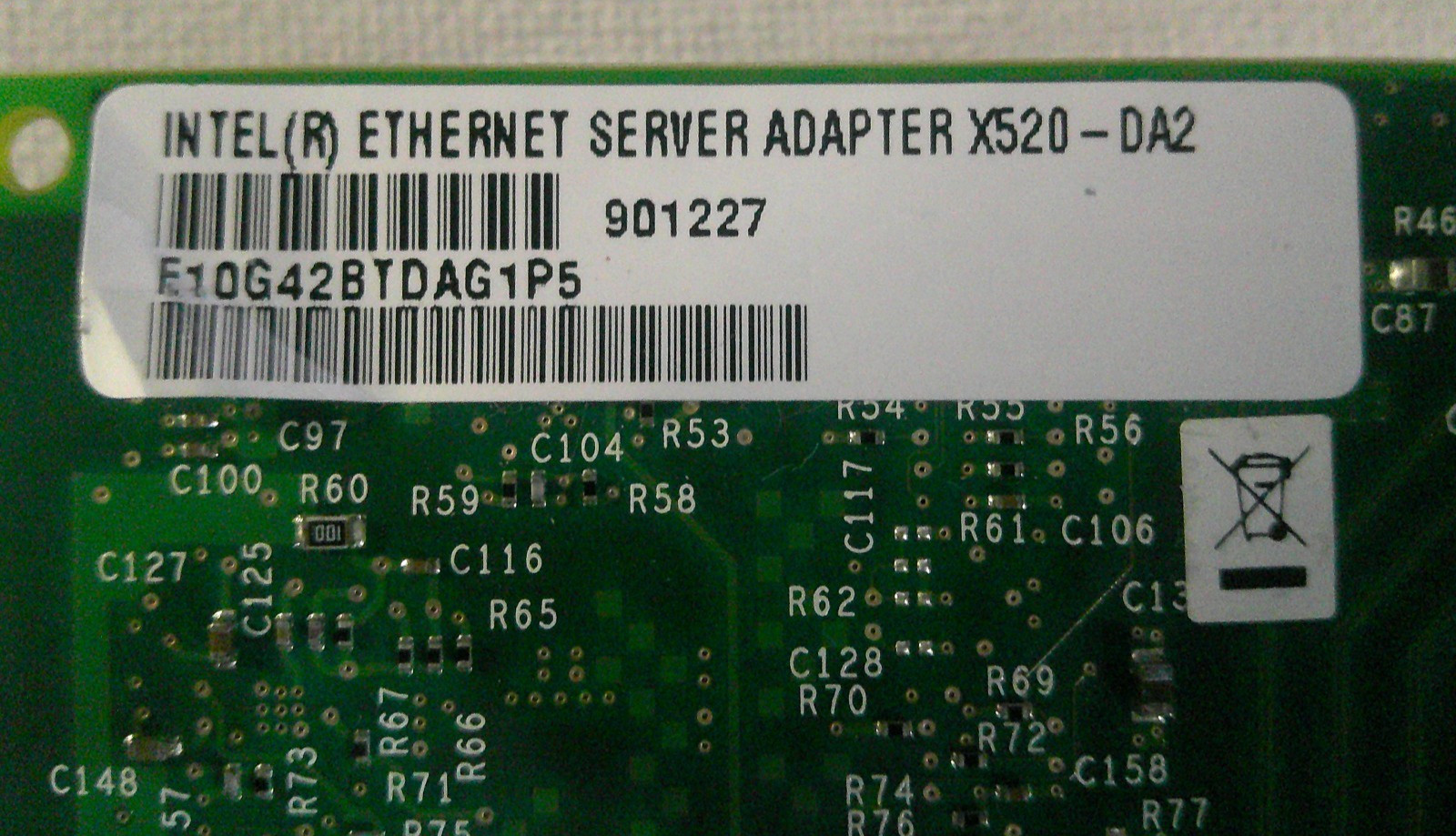 Dell Intel X520-DA2 Ethernet Server Adapter PCIe Card