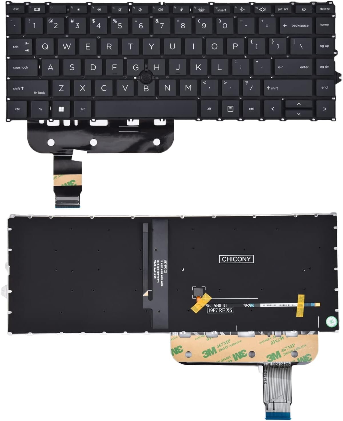 New US Backlit Keyboard With Pointer For HP EliteBook 840 G7 G8 845 G7 G8 Series
