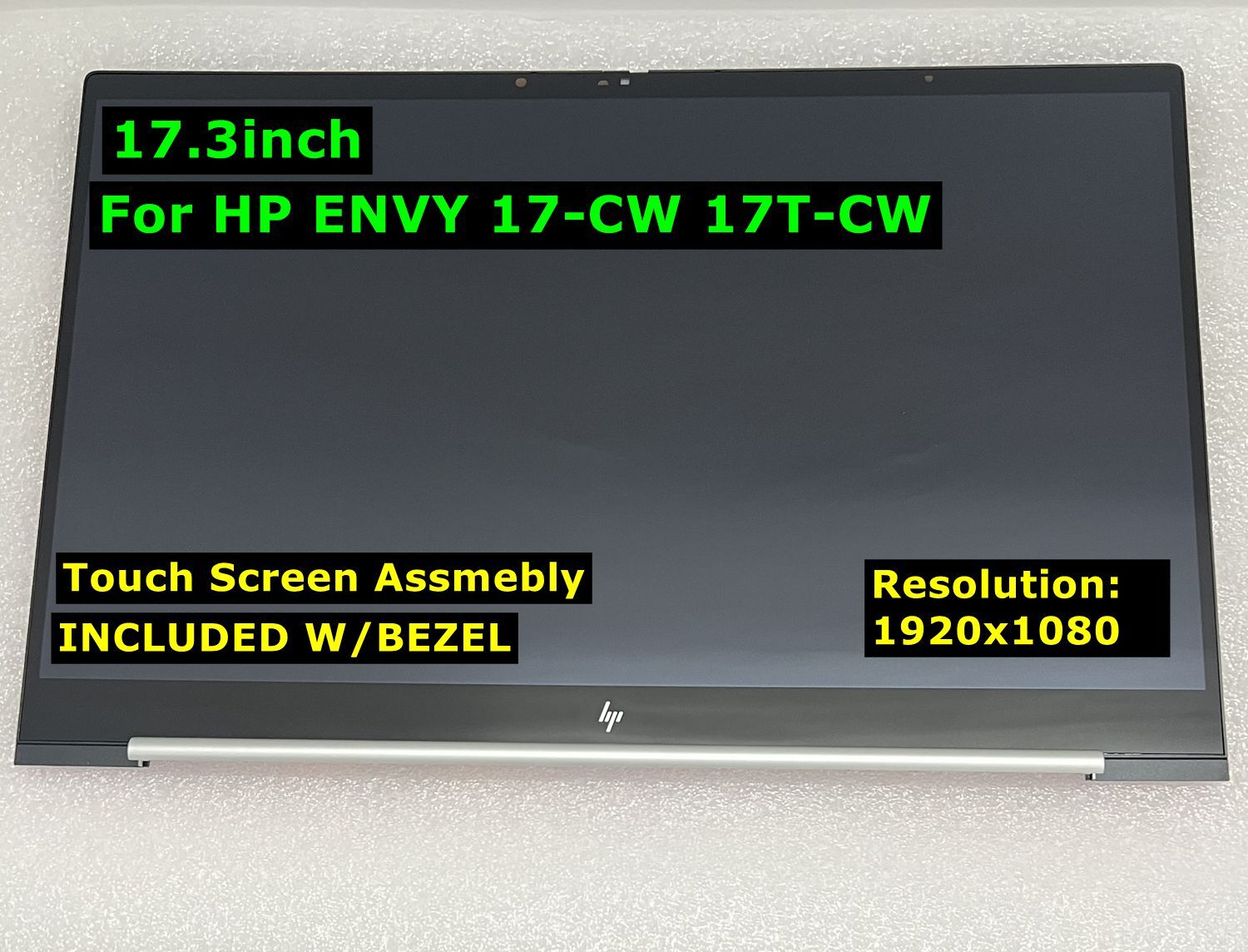 For HP ENVY 17-CW0023DX 17T-CW100 17-CW000 LCD Display Touch screen Assembly