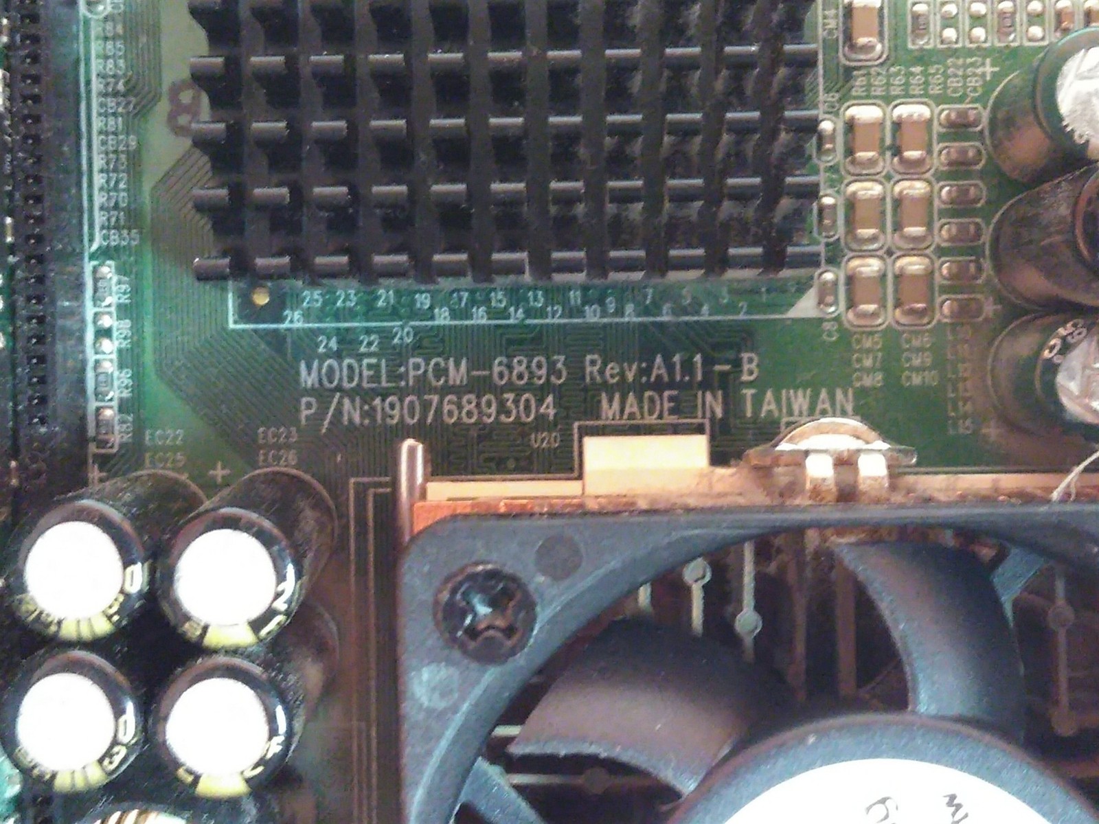AAEON PCM-6893 Compact Motherboard Intel Pentium III 512MB See Description