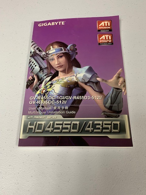 Gigabyte ATI Radeon Series HD 4550-4350