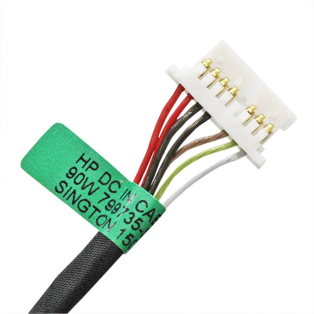 For HP Pavilion x360 14-ba253cl 4YN63UA Laptop AC DC Power Jack cable top