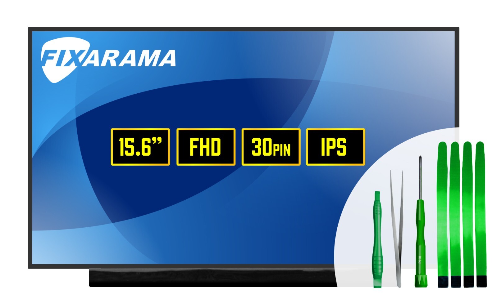BOE NE156FHM-NS0 FHD IPS Matte 30pin LCD LED Screen + Tools GRADE A+ FIXARAMA