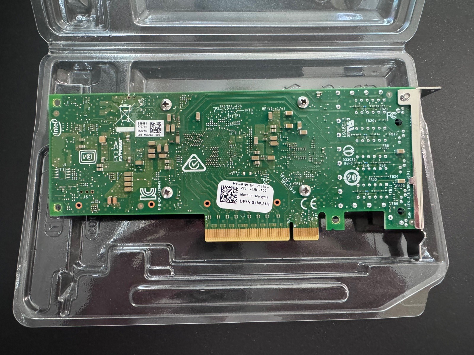Intel X710-T4L 10GbE Quad-Port RJ45 PCI-e Ethernet Adapter (LP) – Dell K5DDV