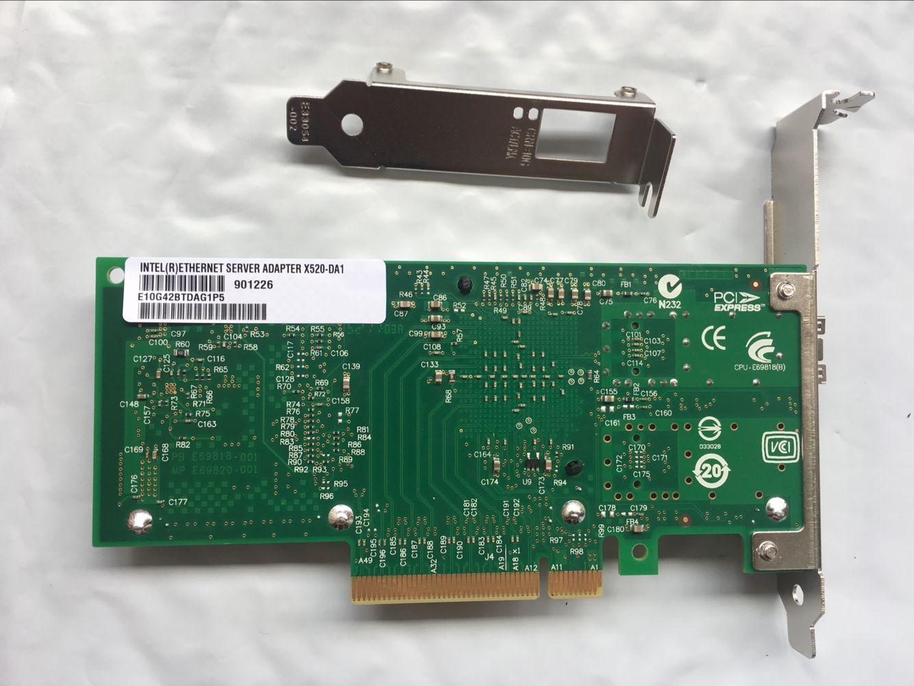 INTEL 82599ES Chip X520-DA1 E10G41BTDA 10G SFP Ethernet Server Adapter