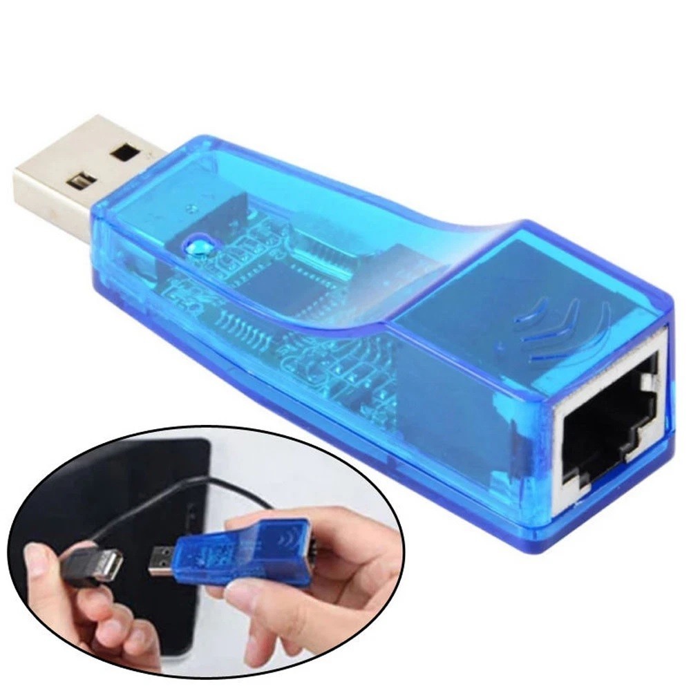 USB 2.0 to LAN RJ45 Ethernet 10/100Mbps Network Card Adapter