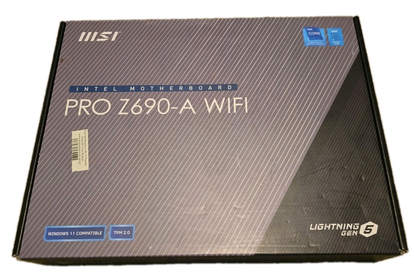BUNDLE MSI PRO Z690-A WiFi DDR5 LGA 1700 ATX DDR5 Motherboard & Contact Frame