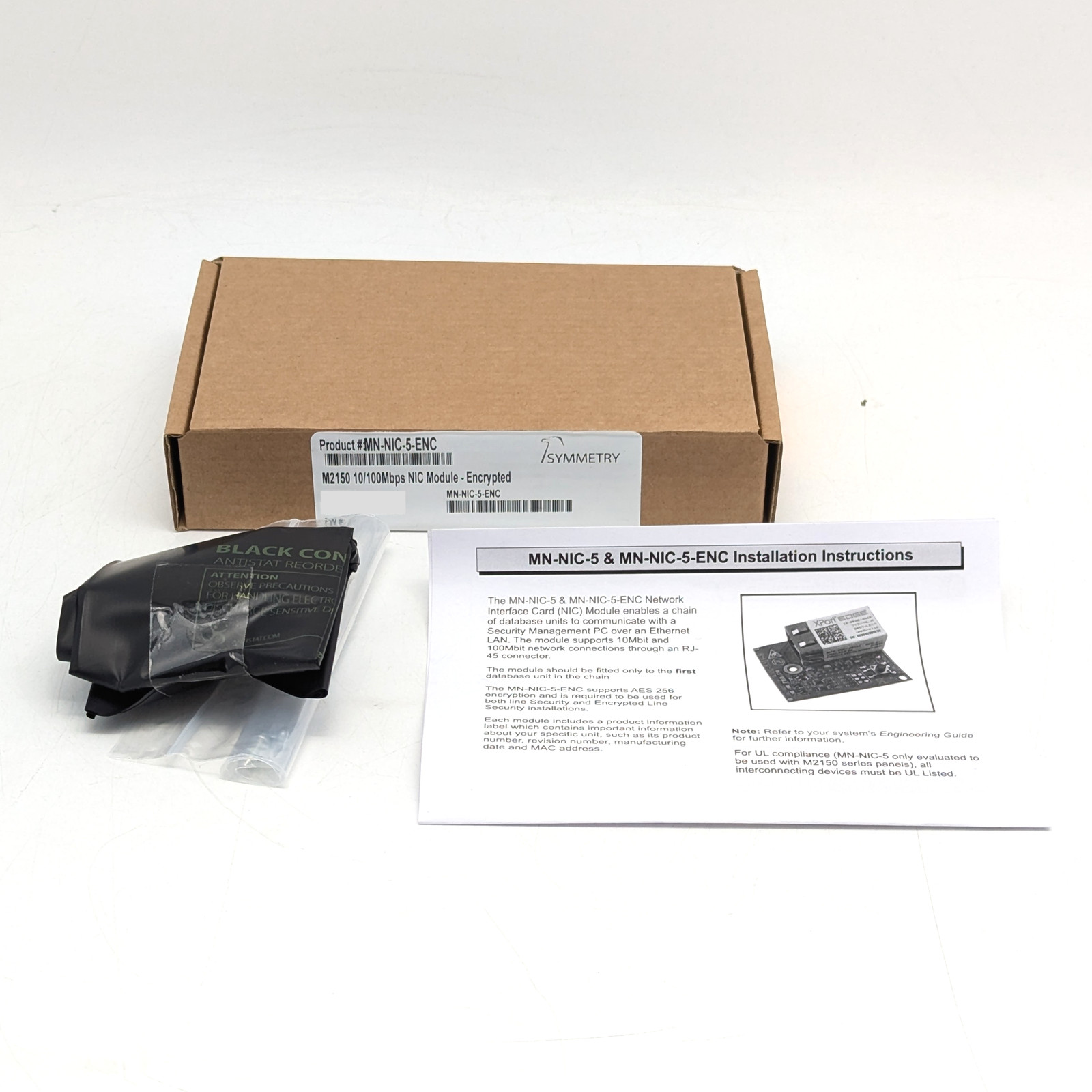 Symmetry M2150 10/100Mbps Encrypted NIC Module (MN-NIC-5-ENC)