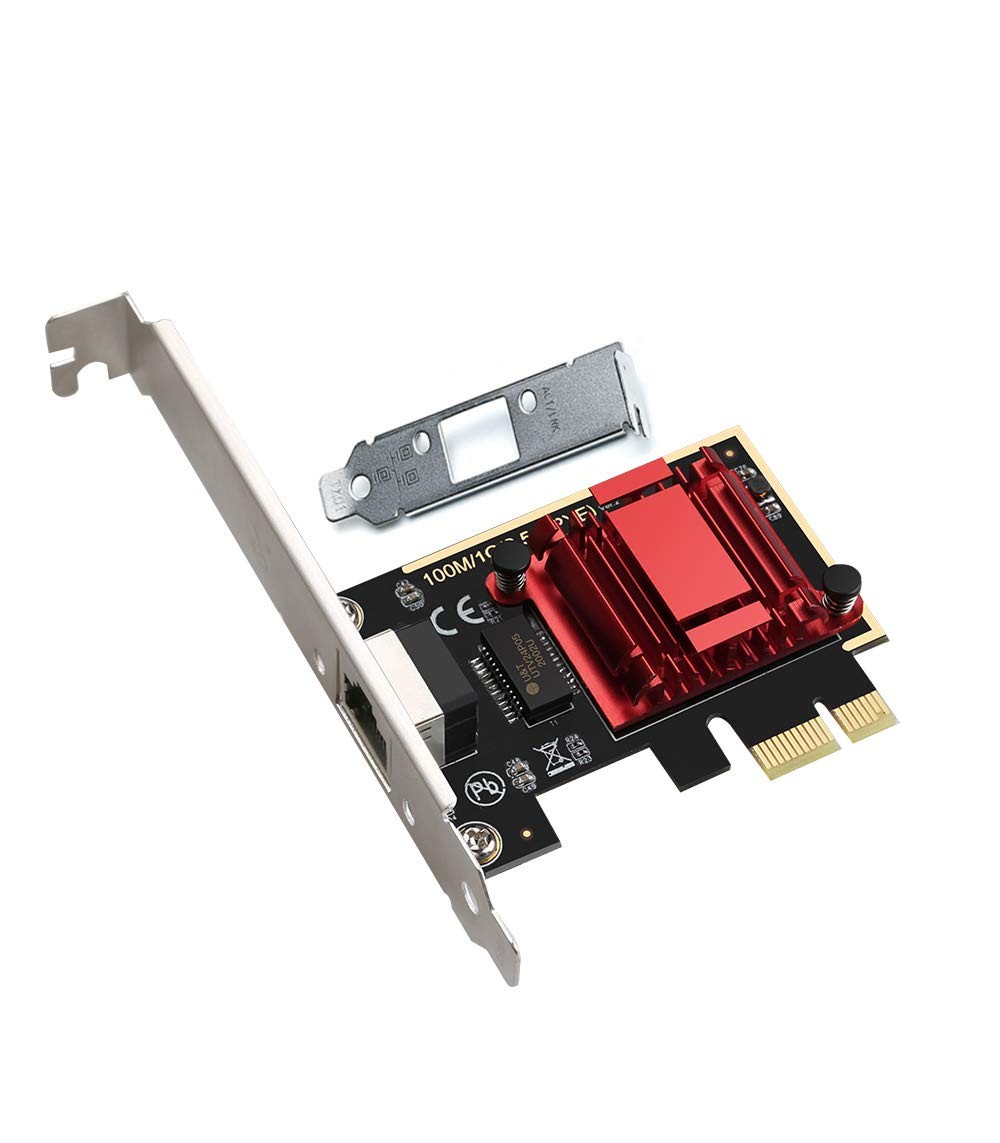 RTL8125B 5GBase-T PCIe Network Adapter 2500/1000/100Mbps Gigabit Ethernet PCI