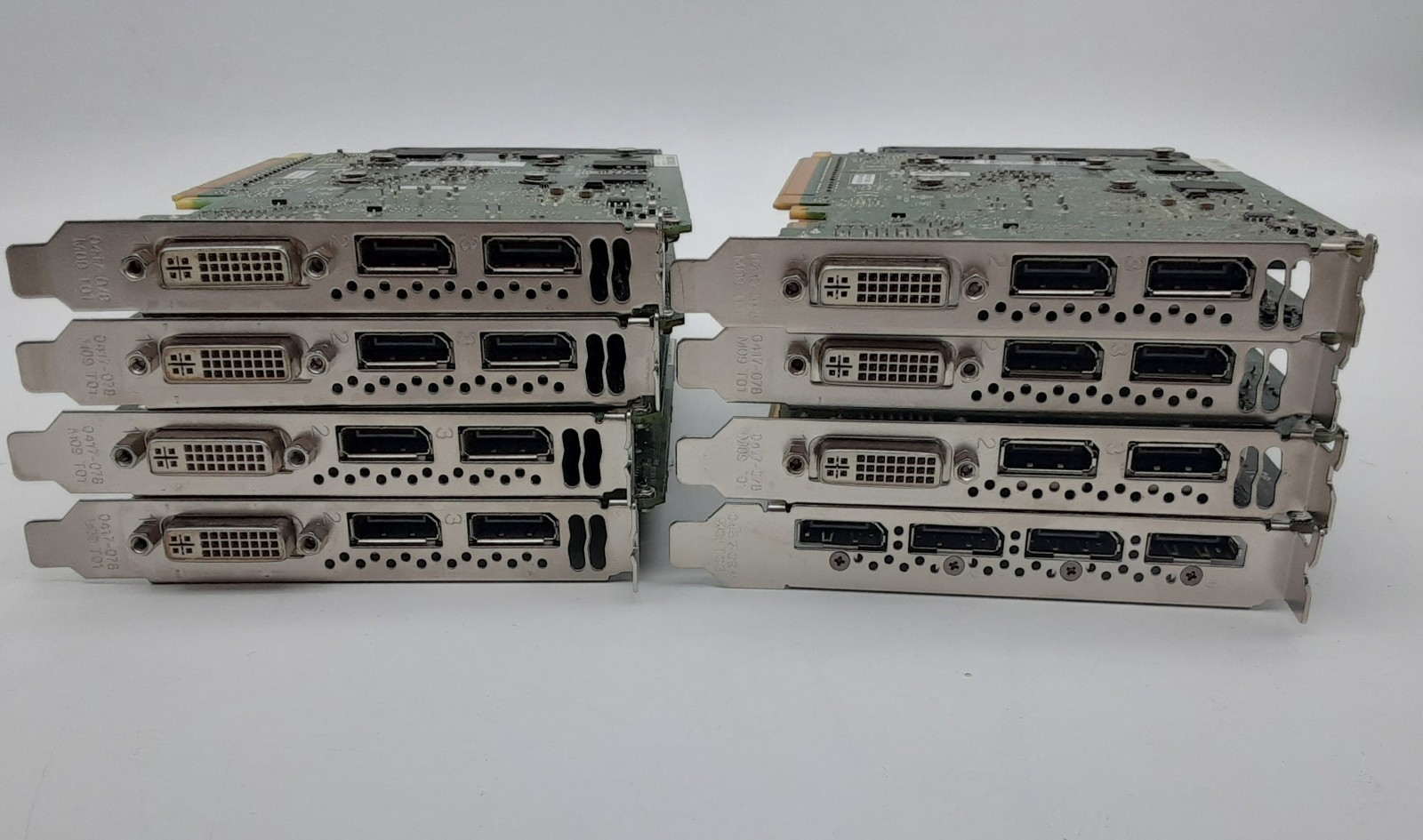 *LOT OF 8* NVIDIA Quadro GDDR5 GPUs | Mixed Models | Tested | See Description