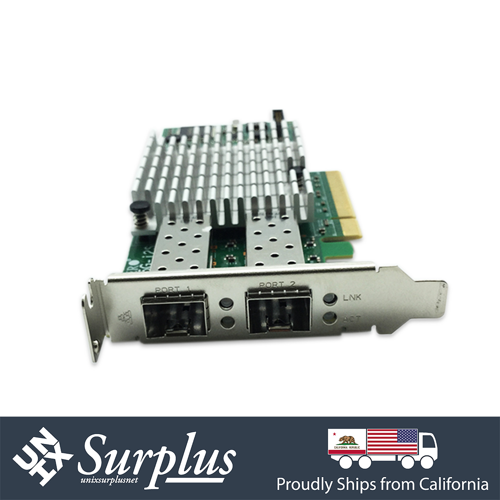 Supermicro Dual Port 25GbE SFP28 NIC PCIe Ethernet Network Adapter Low Profile