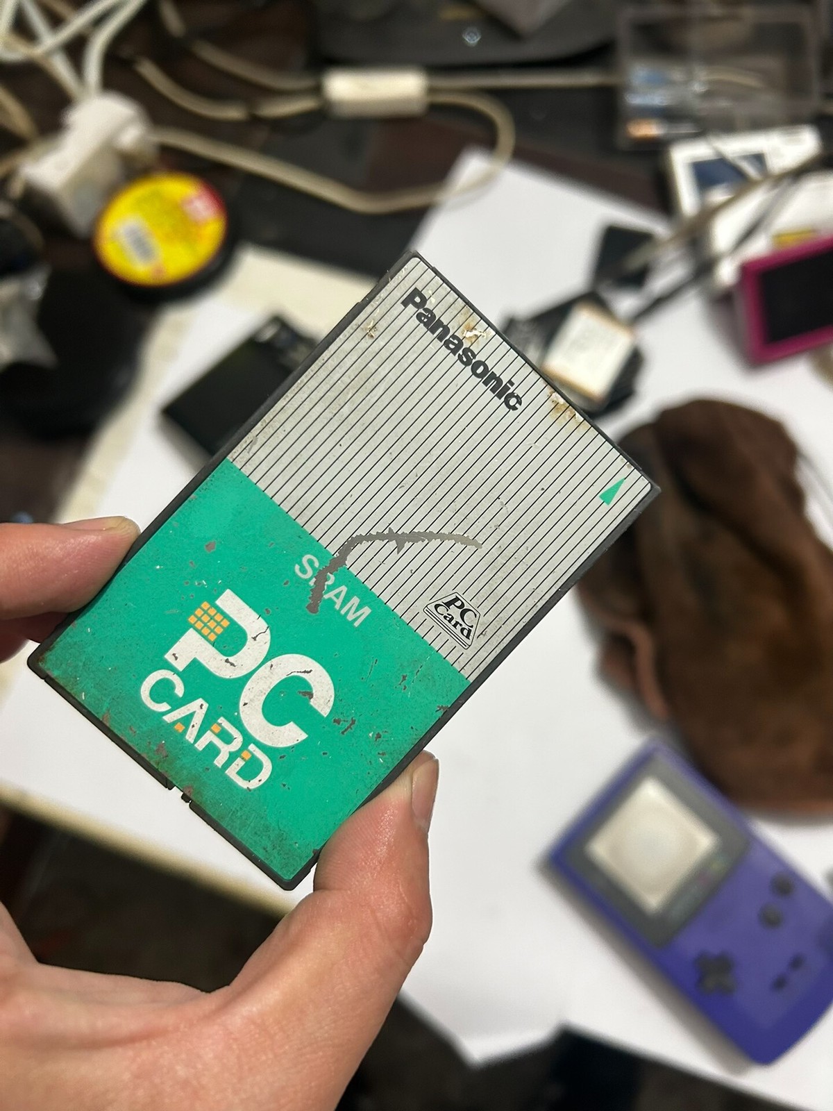 Tested – 1 PCS PANASONIC 512KB SRAM Card ( No Battery)
