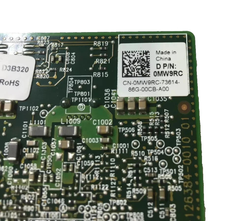MW9RC Dell PowerEdge Blade System Broadcom 5720 4-PORT 1GBps Daughter Card