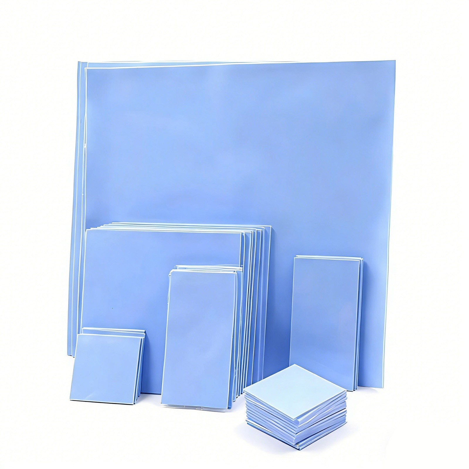CPU GPU Thermal Pad Heatsink Cooling Conductive Silicone Heatsinks 0.5-3mm Thick