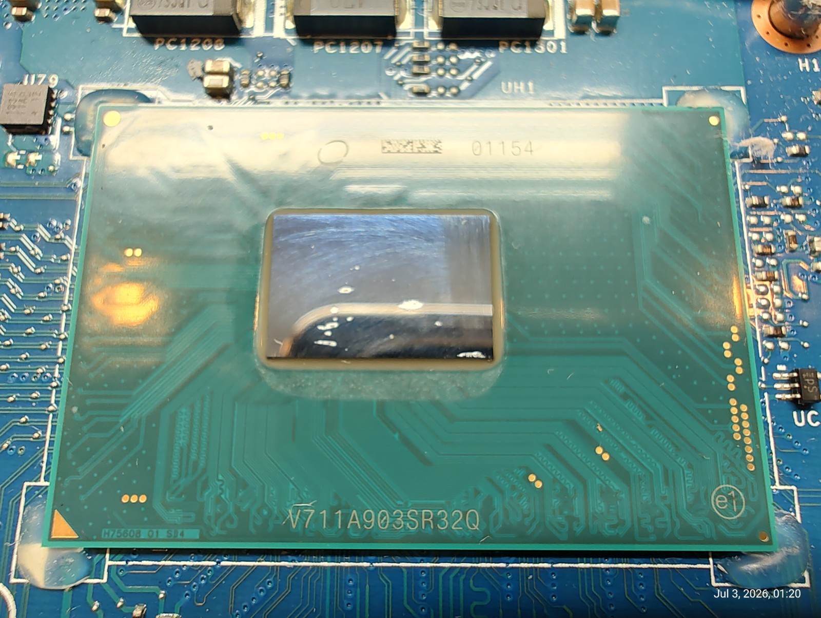 Dell Inspiron 15 7567 Motherboard i7-7700HQ 2.8GHz GTX1050 4GB P84C9 LA-D993P