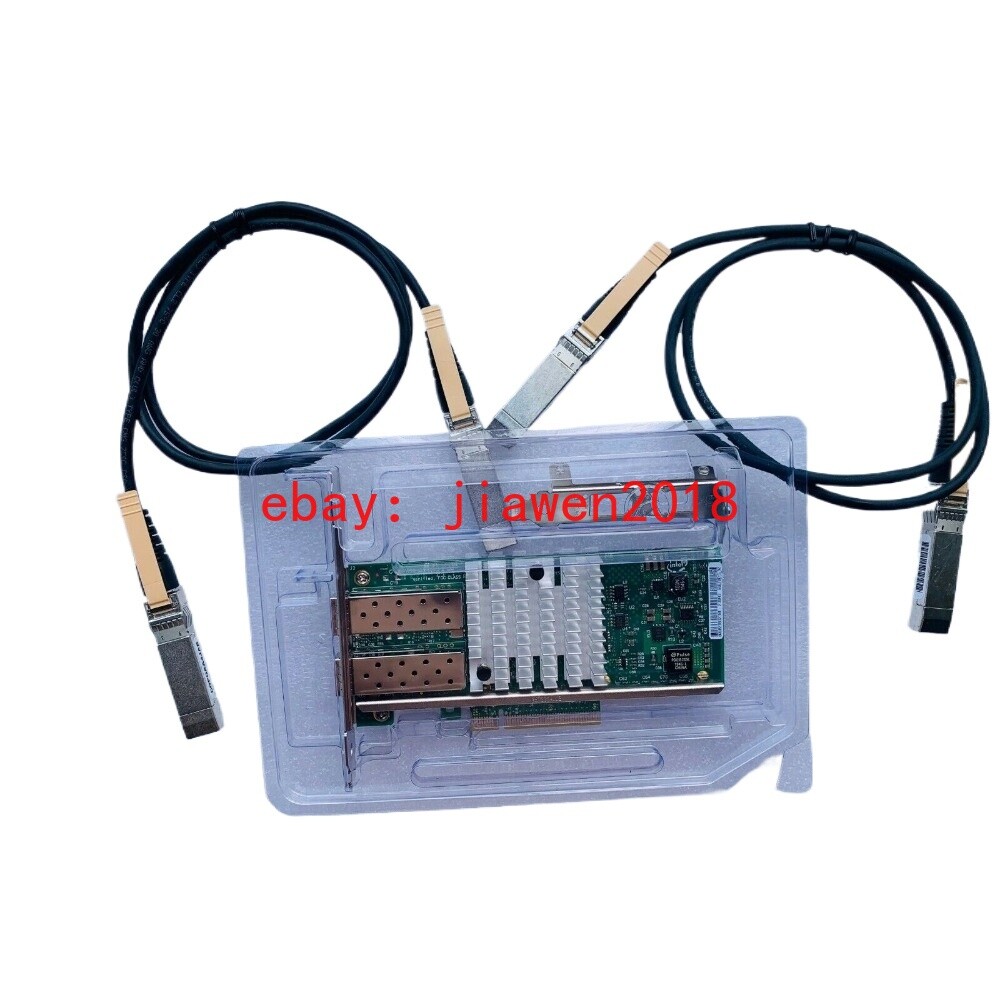 Intel X520-DA2 10Gb 10Gbe Adapter E10G42BTDA with 2x DAC’s Direct Attach Cable