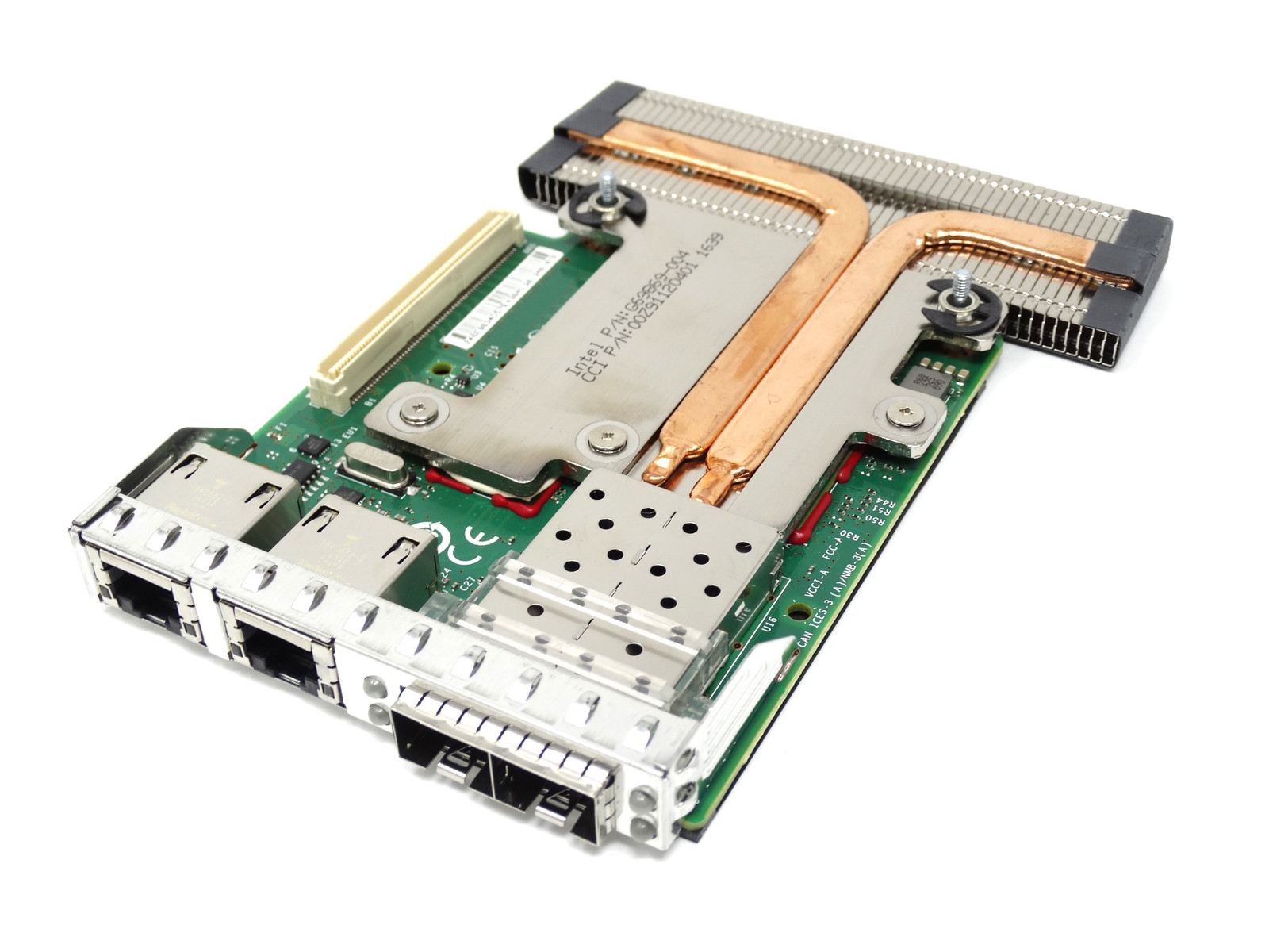 0C63DV Dell Intel X520/I350 Quad Port 2x 10Gb SFP+ 2x 1Gb RJ45 Network Card