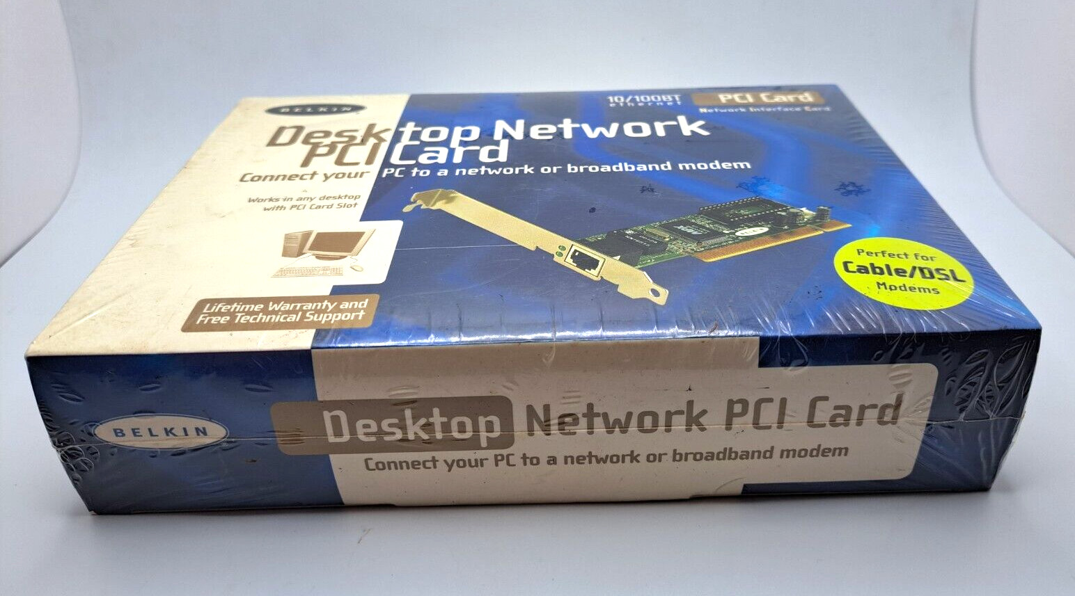 SEALED Belkin F5D5000 Desktop Network PCI Card 10/100MBt FREE SHIPPING