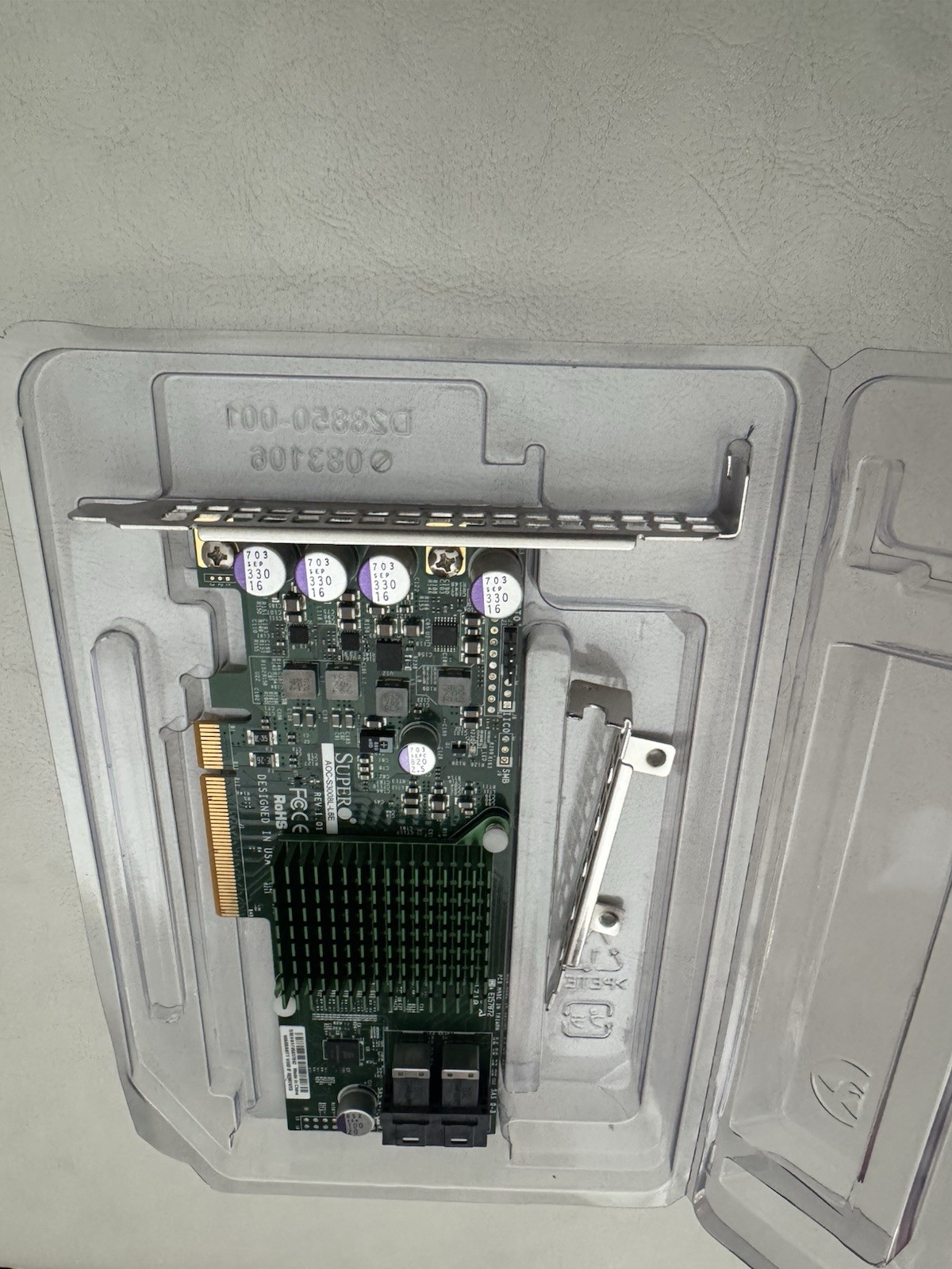 Supermicro AOC-S3008L-L8E PCIe SAS3 12Gbps Dual Mini SAS HD RAID 0/1/10
