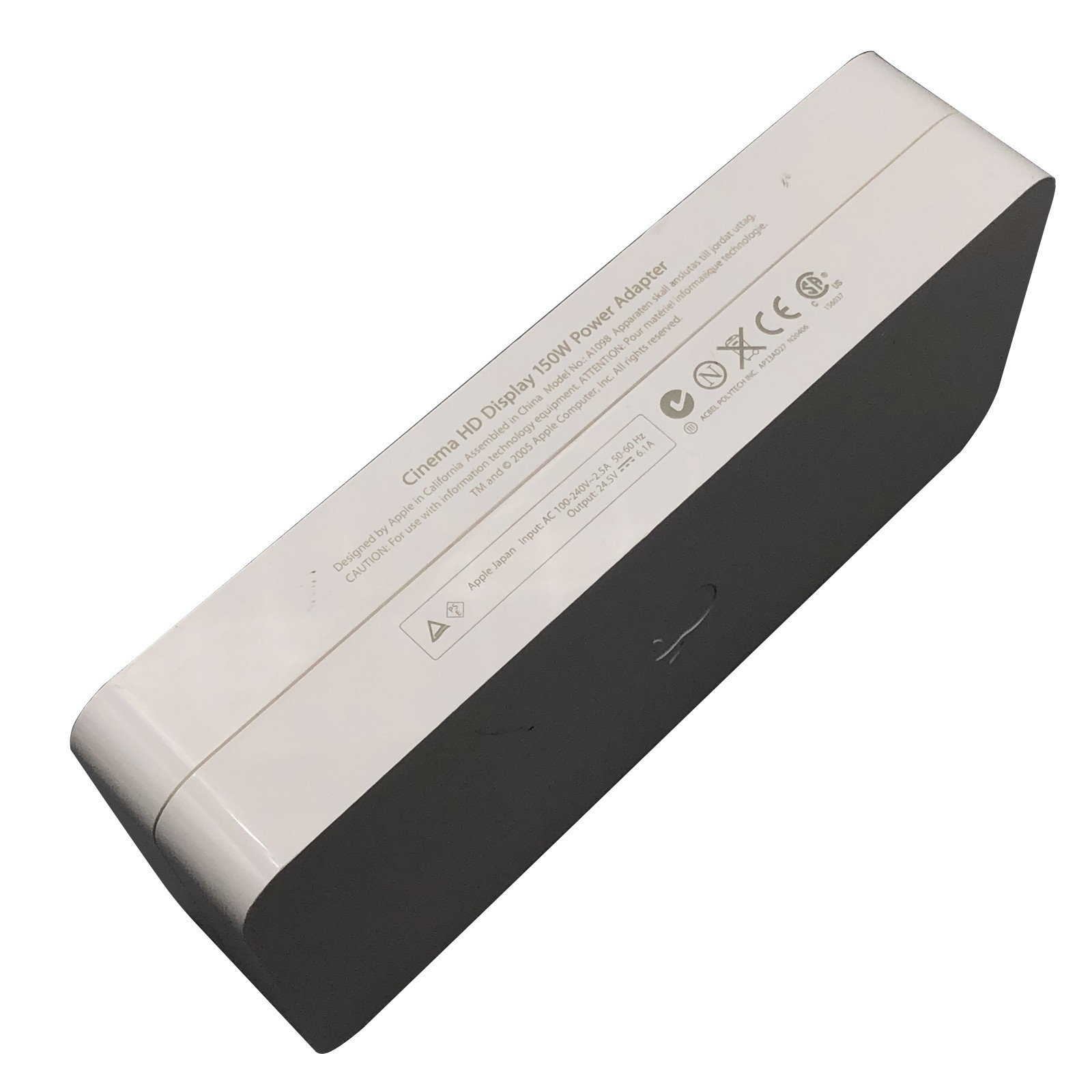 Genuine Apple 150W Power Supply Adapter For A1083 30″ Cinema HD Display w/PC