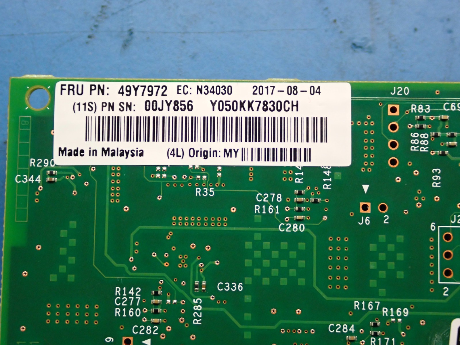 IBM 00JY856 10Gb Dual 2-Port Network 10G PCI Express PCIe Network Adapter Card