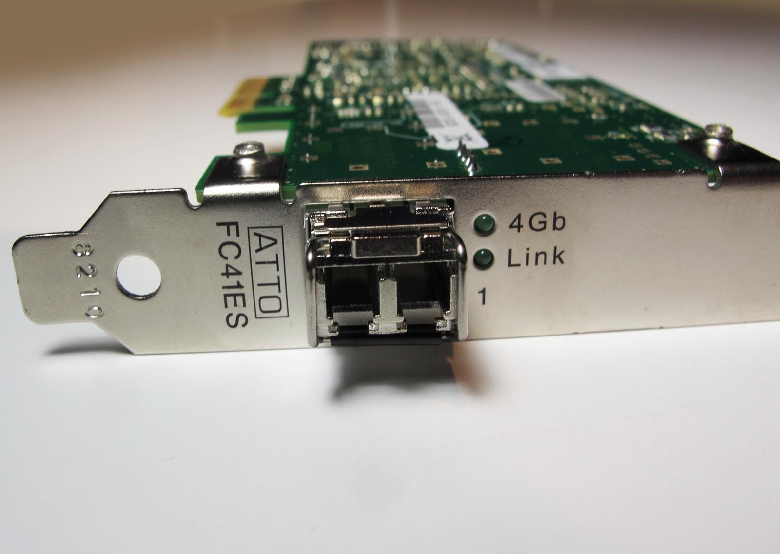 ATTO FC41ES 216V101C Rev D Fibre Network PCIe Card for Avid Unity – Excellent