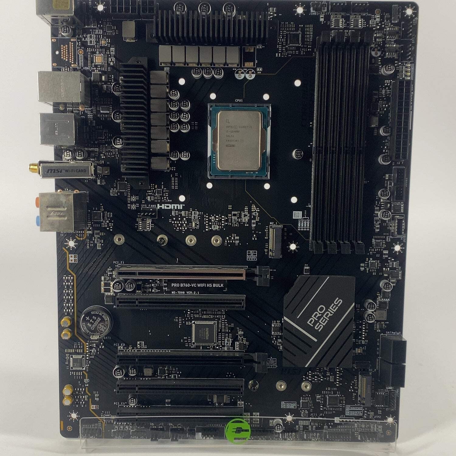 MSi PRO B760-VC WIFI HS BULK LGA 1700 Intel Core i5-12400F 6 Core 2.50GHz ATX
