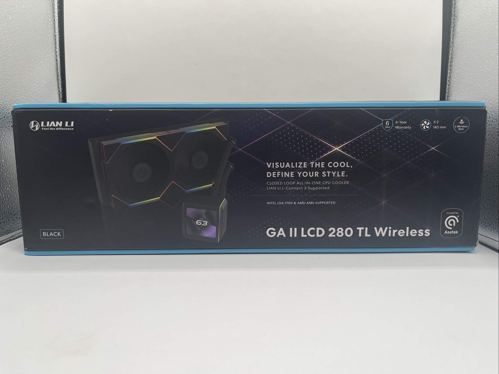 Lian Li GA II LCD 280mm TL Wireless Water Cooling Kit – Black