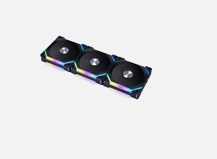 Lian Li UNI Fan SL120 V2 RGB Black 3 Pack – with Controller