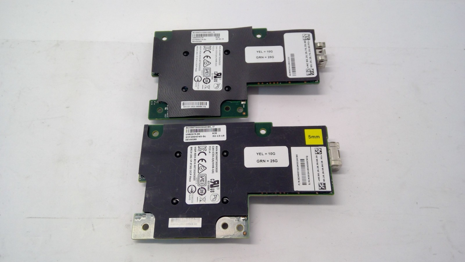 X5 Broadcom BCM957302M3024CBK 1-Port 25G SFP28 PCIe 3.0 x8 OCP 2.0 57302/57412