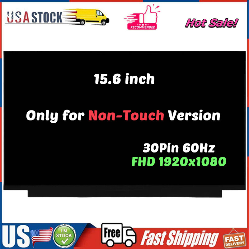 LCD Replacement For NV156FHM-N48 Display Panel 1920X1080 Non-Touch 15.6″