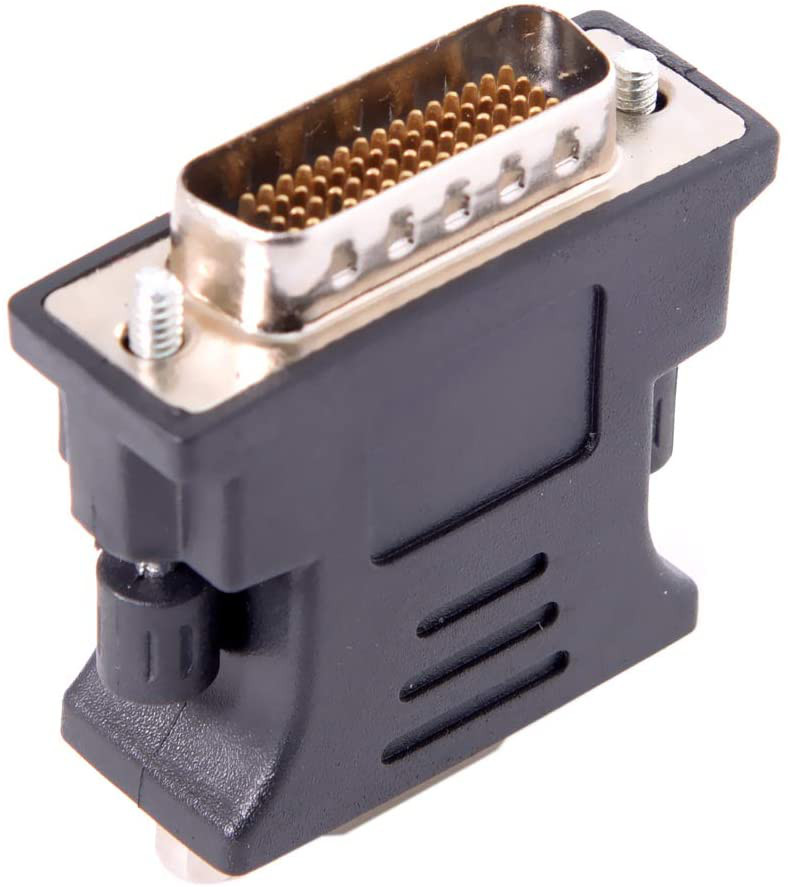 1 to 1 DMS-59 DMS59 59Pin DVI Male to 1-Port VGA Female Video Y Splitter