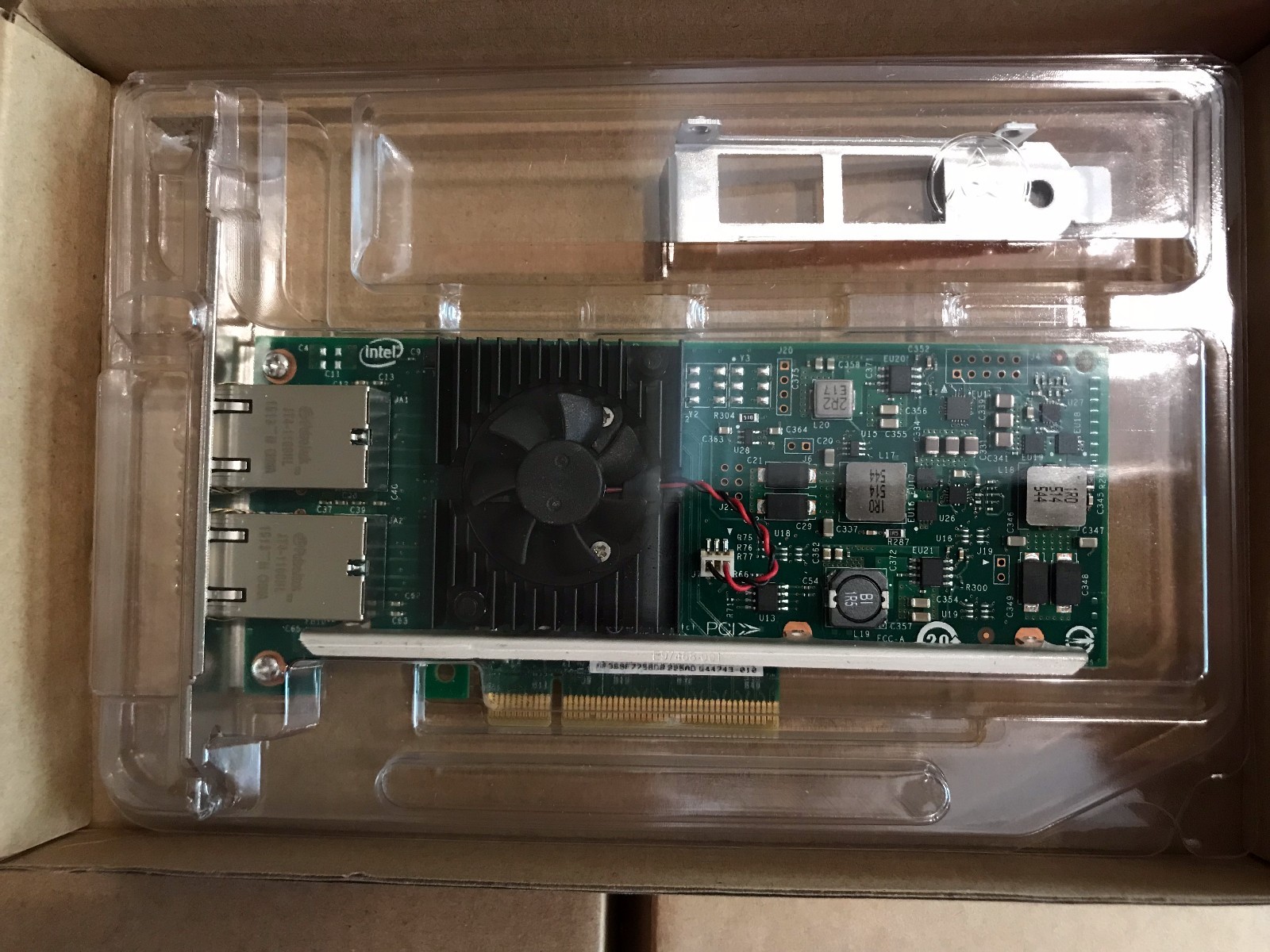 INTEL DELL X540-T2 CONVERGED DUAL PORT NETWORK ADAPTER K7H46 3DFV8