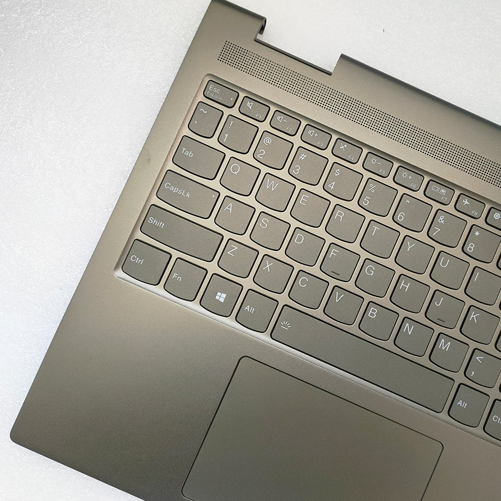New 5CB1A22456 For Lenovo Yoga 7-15ITL5 82BJ Palmrest Backlit Keyboard Touchpad