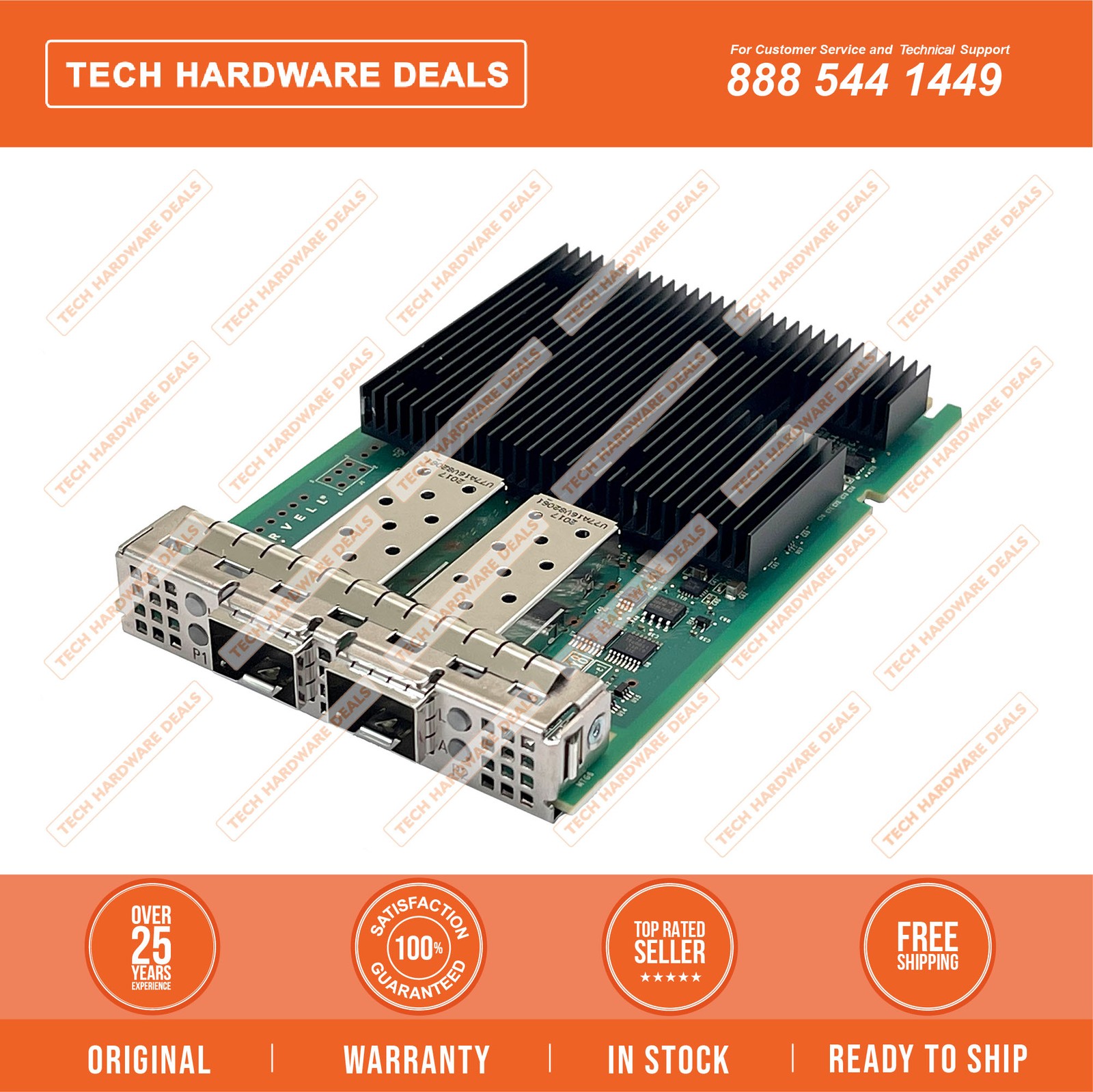 P10116-001 NEW BULK Marvell QL41232HQCU Ethernet 10/25Gb 2-port SFP28 OCP3 Adap