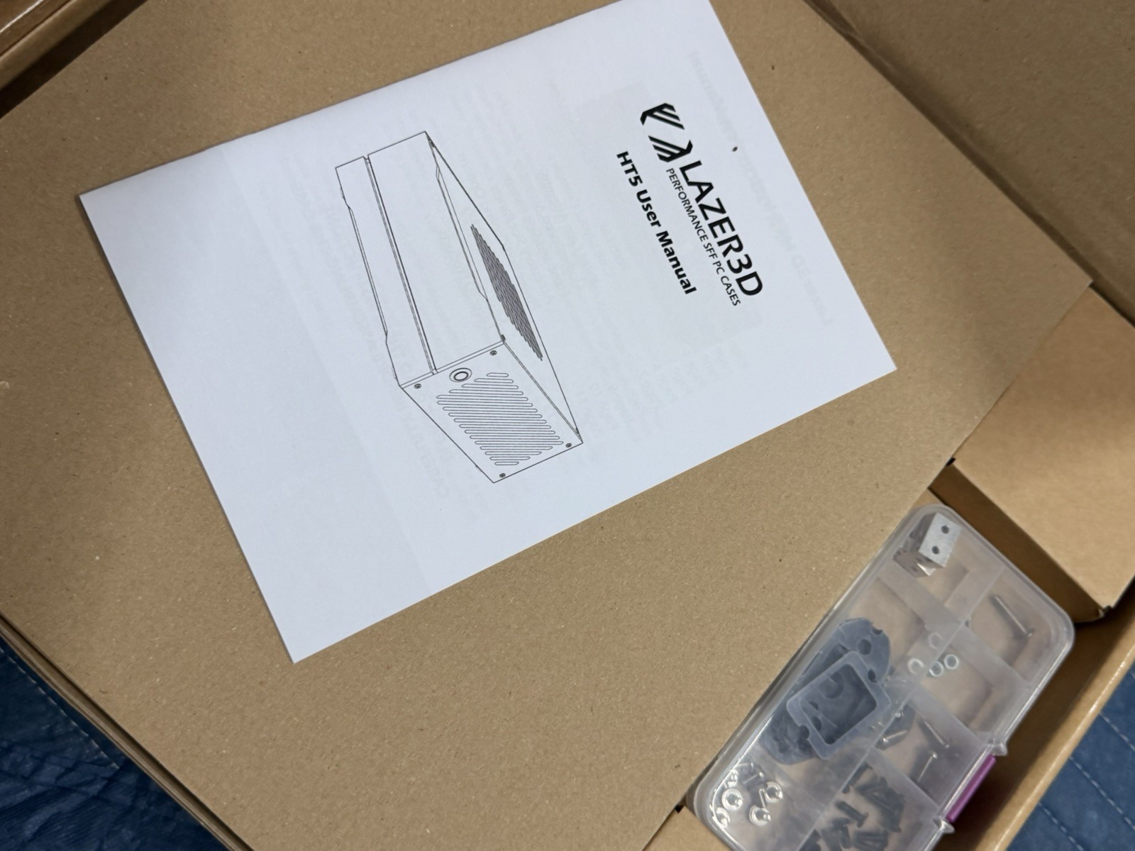 Lazer3D HT5 Bourbon Mini-ITX Case – New In Box (Ultra Compact SFF)