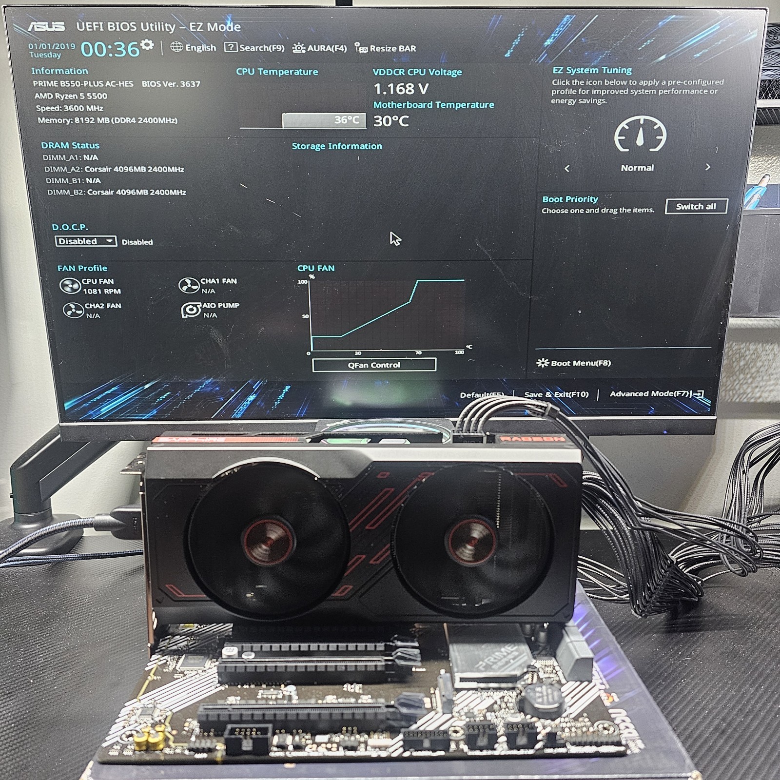 ASUS Prime B550-PLUS AC-HES ATX Motherboard #173